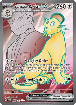 Kaart Team Rocket's Persian ex