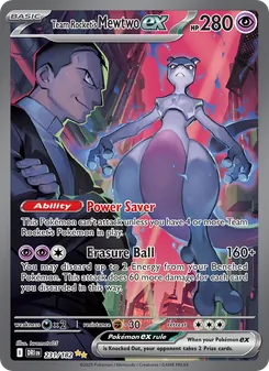 Kaart Team Rocket's Mewtwo ex