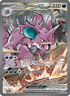 Kaart Team Rocket's Nidoking ex