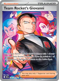 Kaart Team Rocket's Giovanni