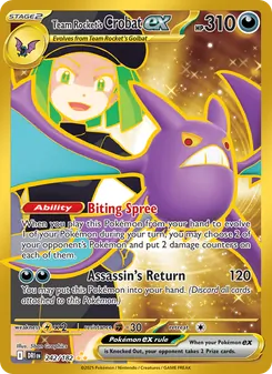 Kaart Team Rocket's Crobat ex