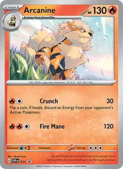 Kaart Arcanine