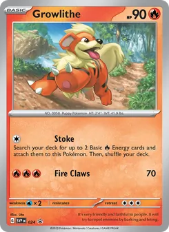 Kaart Growlithe