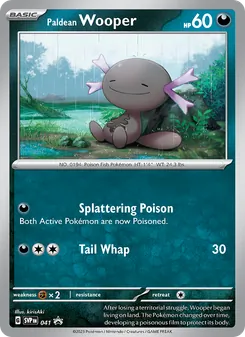 Kaart Paldean Wooper