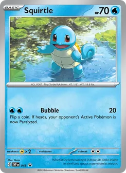Kaart Squirtle