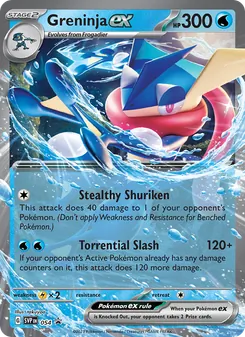 Kaart Greninja ex
