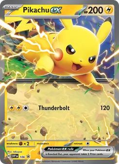 Kaart Pikachu ex