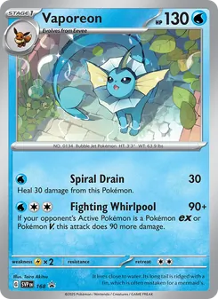 Kaart Vaporeon