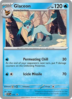 Kaart Glaceon