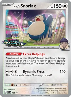 Kaart Hop's Snorlax