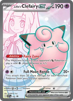 Kaart Lillie's Clefairy ex