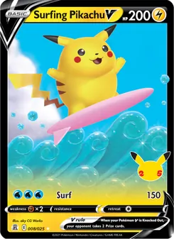 Kaart Surfing Pikachu V