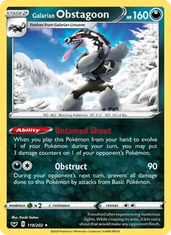 Kaart Galarian Obstagoon