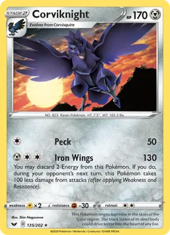 Kaart Corviknight