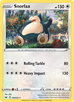 Kaart Snorlax
