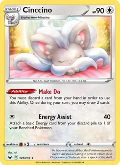 Kaart Cinccino