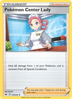 Kaart Pokémon Center Lady