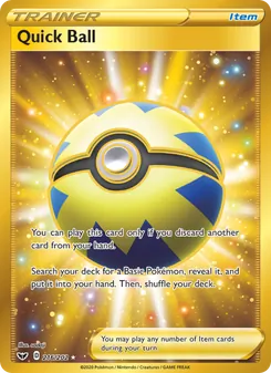 Kaart Quick Ball