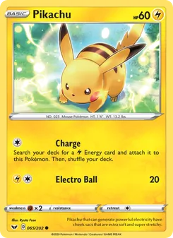 Kaart Pikachu