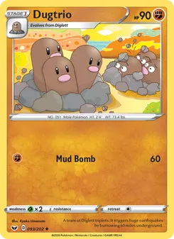 Kaart Dugtrio