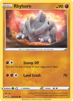 Kaart Rhyhorn