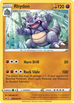 Kaart Rhydon