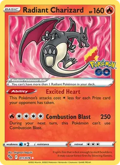 Kaart Radiant Charizard