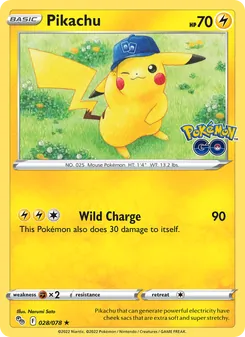 Kaart Pikachu