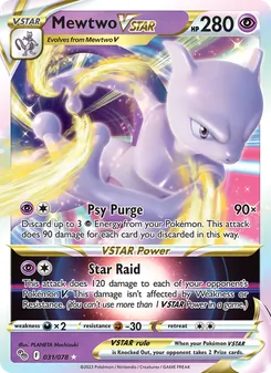 Kaart Mewtwo VSTAR