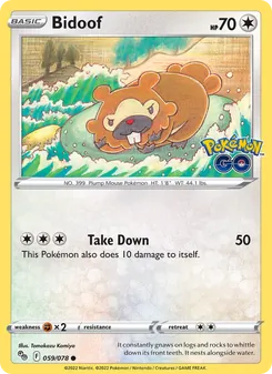 Kaart Bidoof