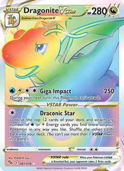 Kaart Dragonite VSTAR