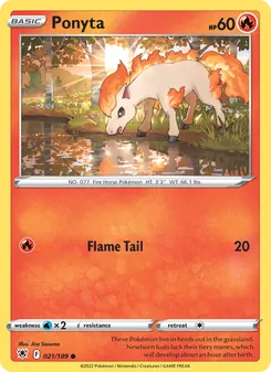 Kaart Ponyta