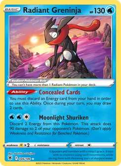 Kaart Radiant Greninja