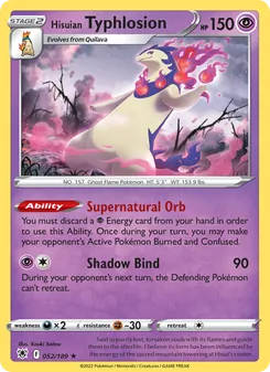 Kaart Hisuian Typhlosion