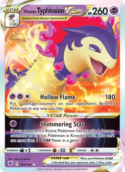 Kaart Hisuian Typhlosion VSTAR