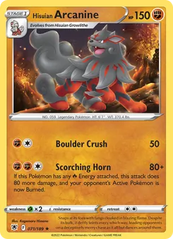 Kaart Hisuian Arcanine