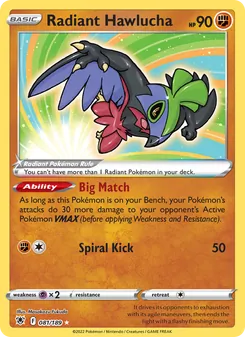 Kaart Radiant Hawlucha