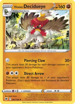 Kaart Hisuian Decidueye