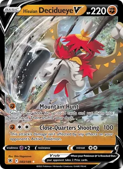 Kaart Hisuian Decidueye V