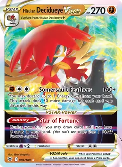 Kaart Hisuian Decidueye VSTAR