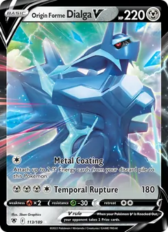 Kaart Origin Forme Dialga V
