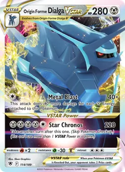 Kaart Origin Forme Dialga VSTAR