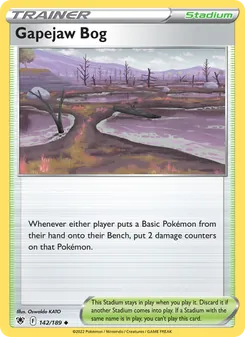 Kaart Gapejaw Bog