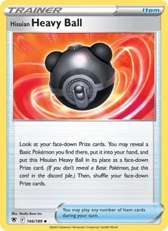 Kaart Hisuian Heavy Ball
