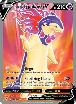 Kaart Hisuian Typhlosion V