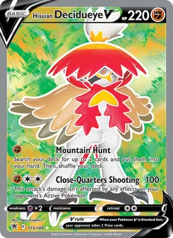 Kaart Hisuian Decidueye V