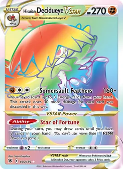 Kaart Hisuian Decidueye VSTAR