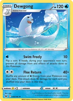 Kaart Dewgong