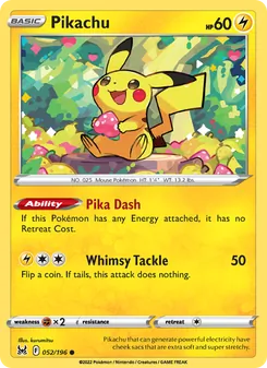 Kaart Pikachu