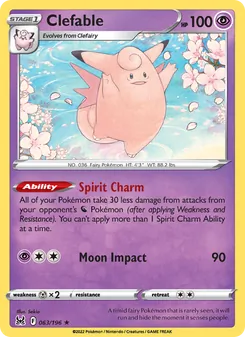 Kaart Clefable